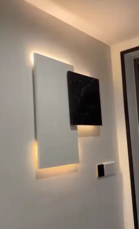 غطاء عصري للعداد الكهربائي مع اضاءة LED