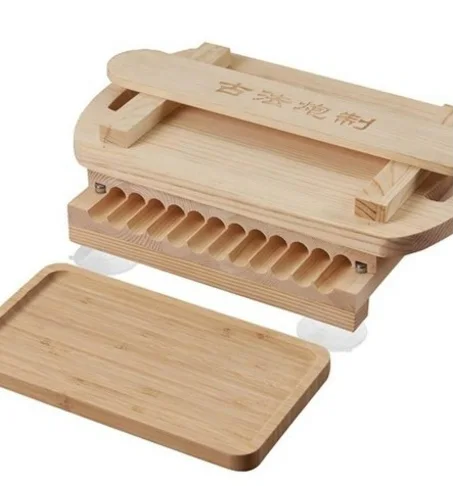 🟫 لوح تقسيم العجين الخشبي