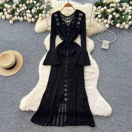 🌸 غوب كروشي شيك وطويل 🌸