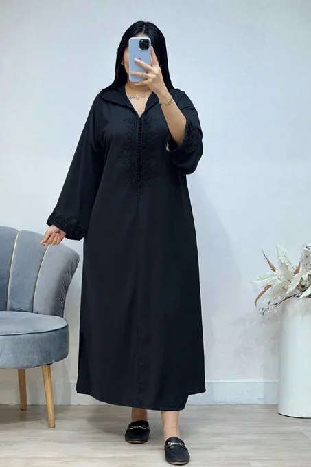 فخامة البلدي جلابة كريب دوسوا رويال لك سيدتي