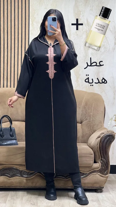 جلابة دياغونار دفء الشتاء وفخامة الطرز + عطر هدية التوصيل بالمجان