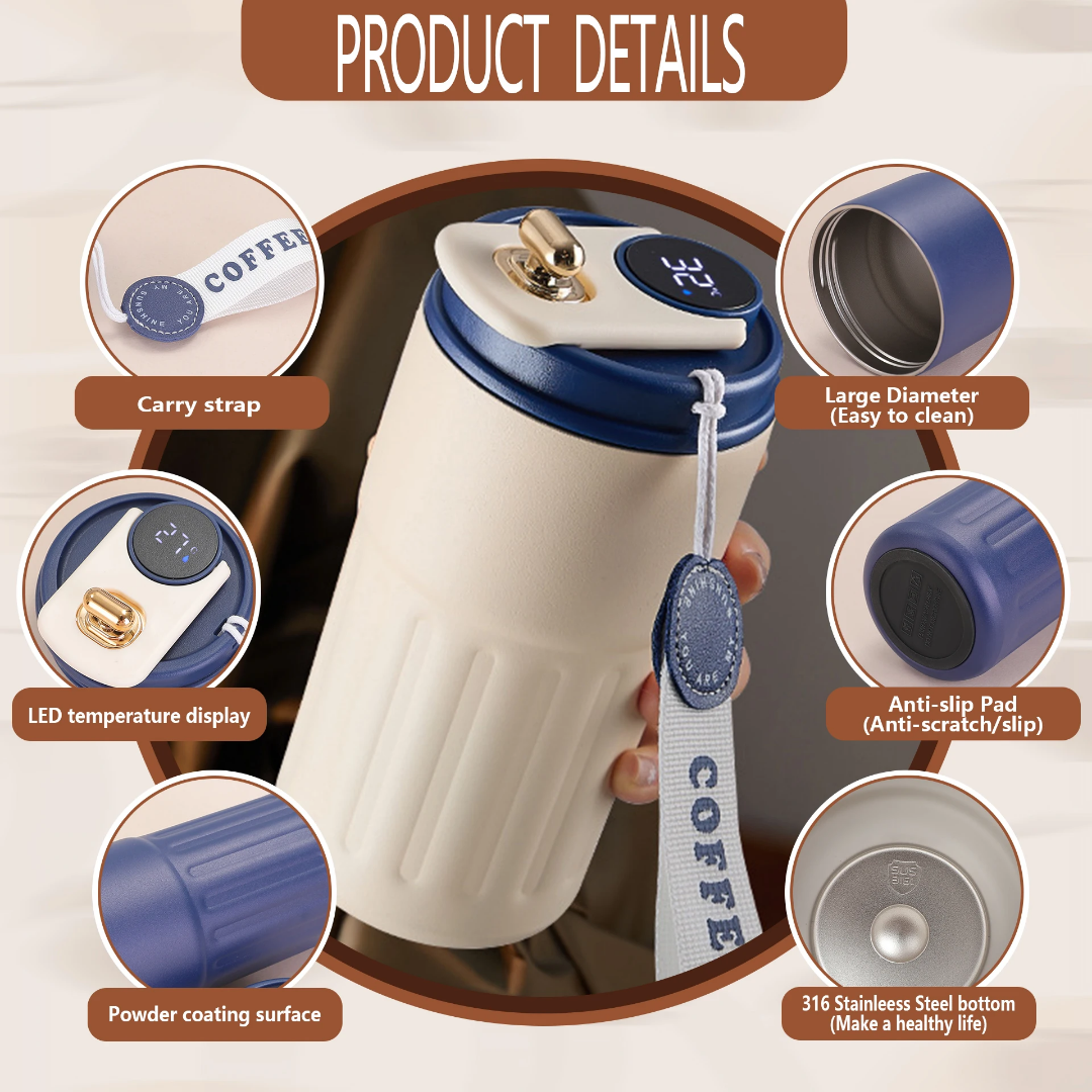 THERMOS INOXYDABLE INTELLIGENT ET PRATIQUE