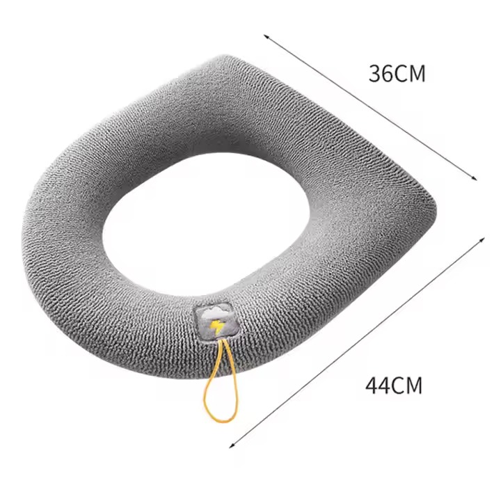 COUVRE ABATTANT DE TOILETTE EN TISSU DOUX