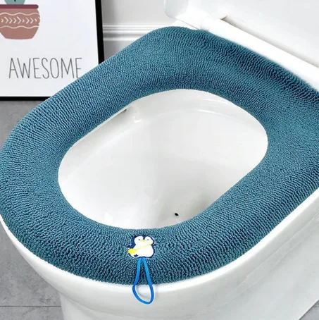 COUVRE ABATTANT DE TOILETTE EN TISSU DOUX