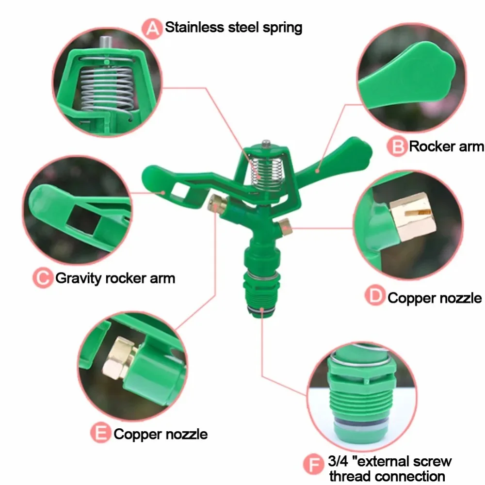 Asperseurs Arrosage rotatifs 360 °