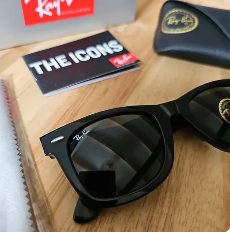 RAY BAN WAYFARER عدسات زجاجية 100%