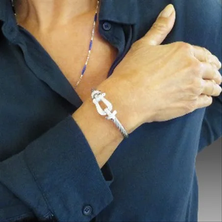 Bracelet élégant en argent sterling 925