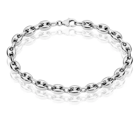 Bracelet grains de café d'argent 925