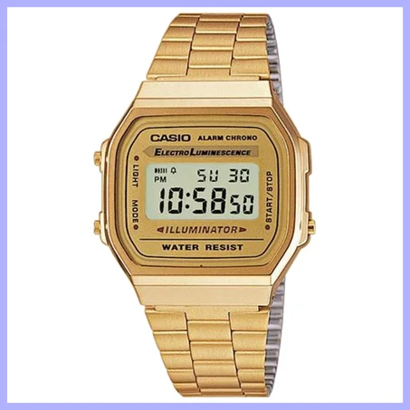 MONTRES UNISEXE CASIO A168WEGB