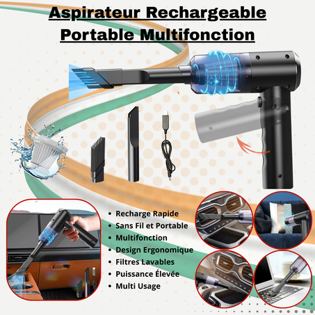 Mini Aspirateur Rechargeable Portable Multifonction