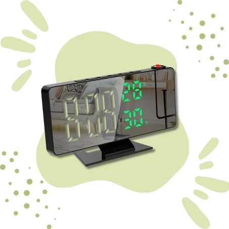 ساعة رقمية LED متعددة الوظائف