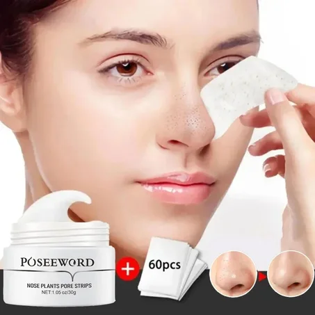 إزالة الرؤوس السوداء وتنظيف الأنف