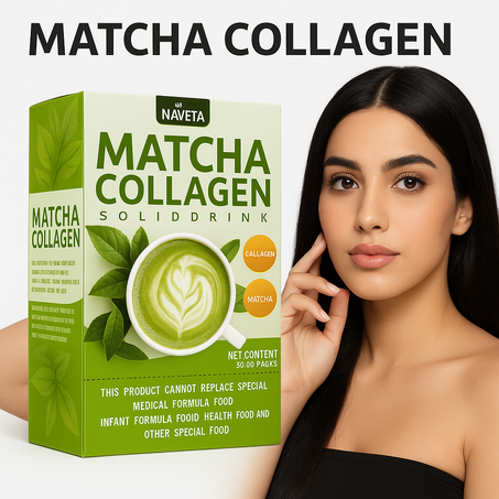 Green Matcha Powder with Collagen
