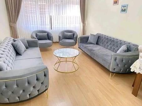 Ensemble Canapé Turque velours & Cuir