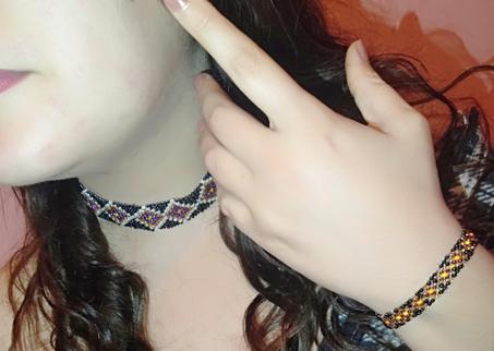 سوار امازيغي لليد والعنق من الطراز الرفيع 1 في 2