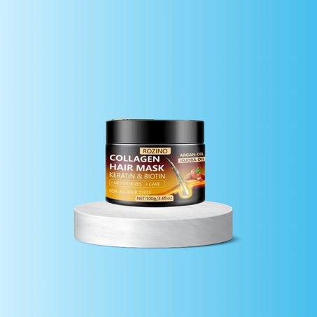 قناع الشعر بزيت الجوجوبا وزيت الأرغان