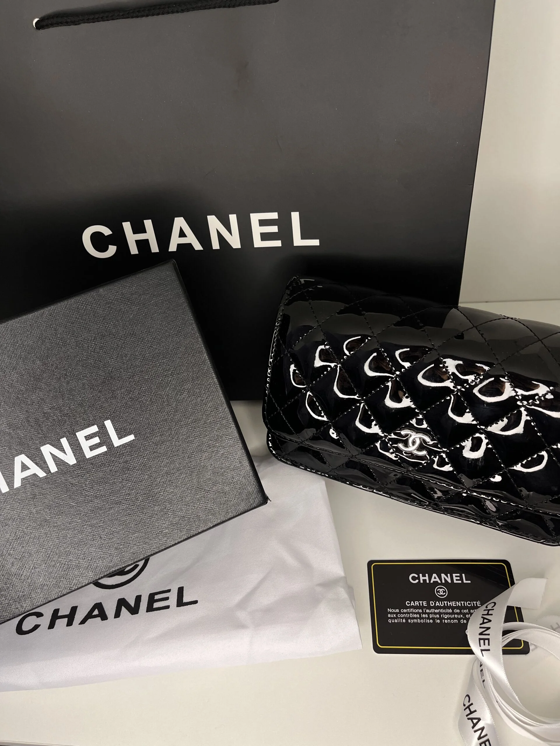 Chanel Classic Flap – Cuir Vernis Noir