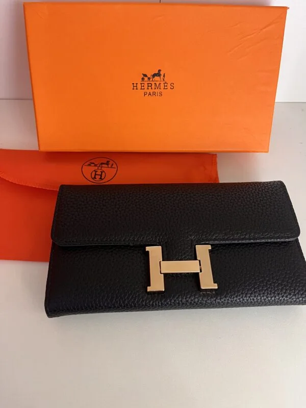 Portefeuille Hermès Noir