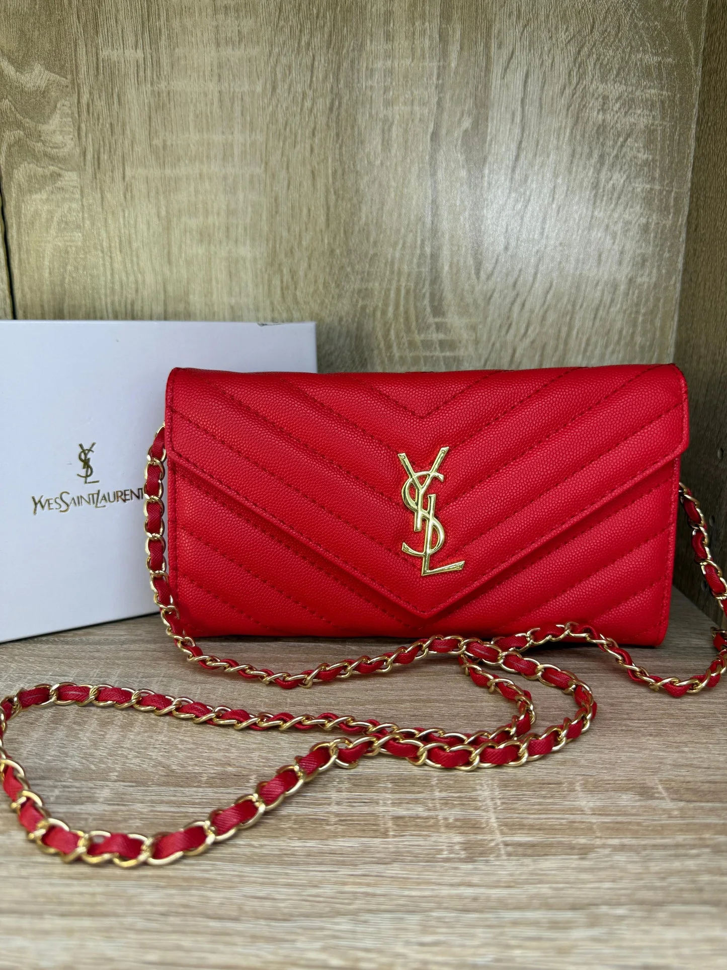 Pochette Ysl Rouge