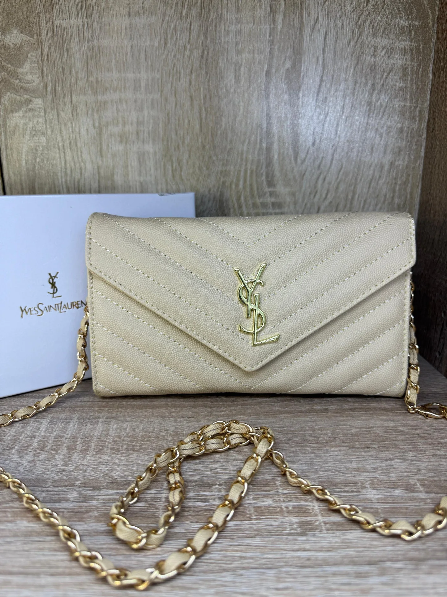 Pochette Ysl Beige