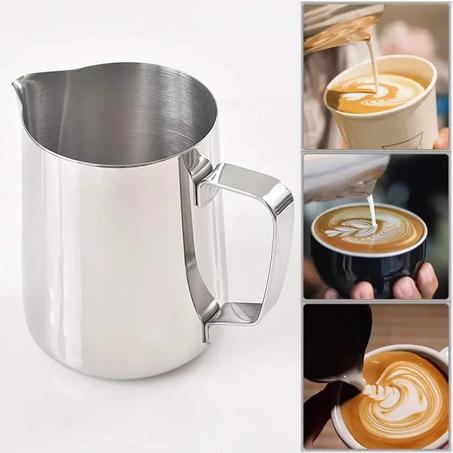 Barista-Mousseur à café en acier inoxydable 350 ml