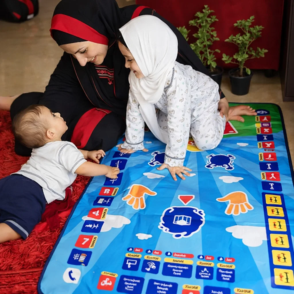 سجادة صلاة تعليمية للاطفال