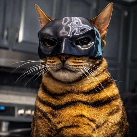 🦇 قناع خفاش للقطط- Bat Cat