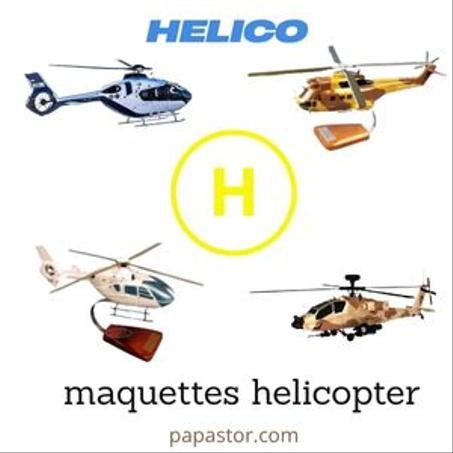 مجسمات لمروحيات