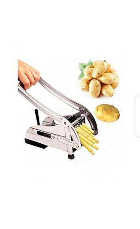 TATCH Coupe frites En Inox avec 2 lames interchangeable