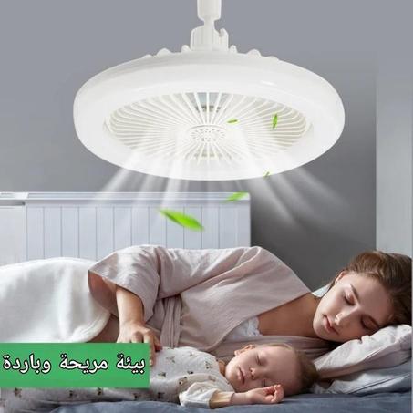 مروحة السقف LED مع جهاز تحكم عن بعد