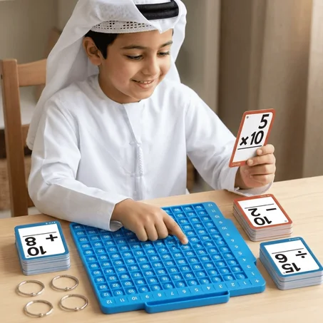 بطاقات الرياضيات الذكية – تعلّم الحساب بطريقة ممتعة وتحدَّ نفسك.
