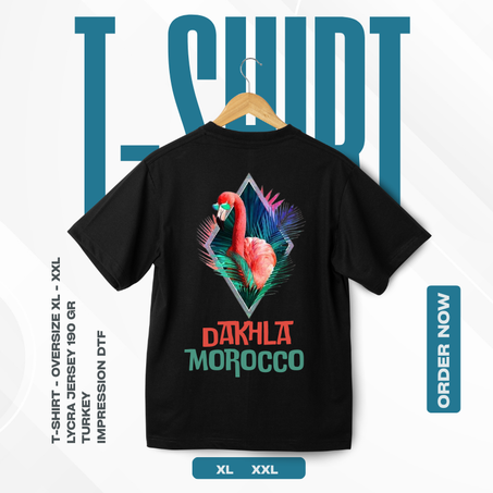 تيشرت  أسود T-SHIRT Oversize