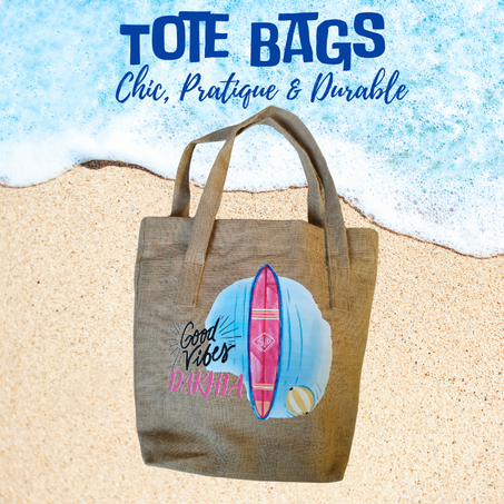 حقائب الخيش الطبيعي