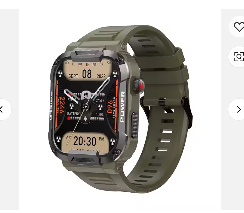• YiQunGO MK66 Multi sports Algorith AI voice BT Mud proof IP68 Waterproof High Low Temperature proof swimming Tac watch
