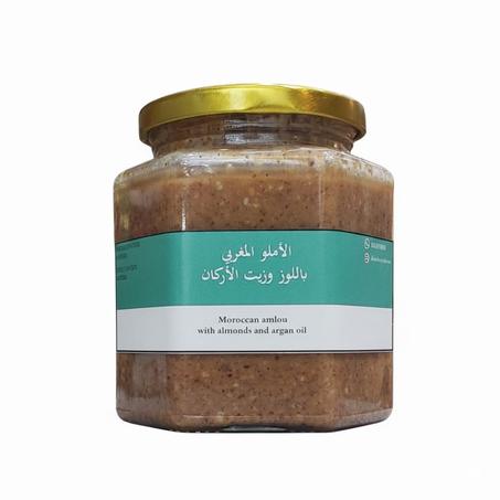 : أملو باللوز، العسل، وزيت الأركان  : Amlo with almonds, honey, and argan oil