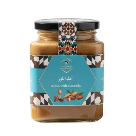 : أملو باللوز، العسل، وزيت الأركان  : Amlo with almonds, honey, and argan oil