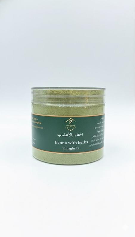 حناء باﻷعشاب henna with herbes