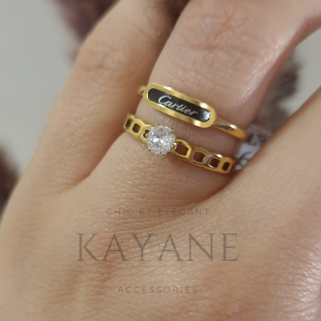 Bague Brillance Pure en acier inoxydable