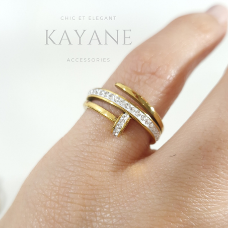 Bague Clou en acier inoxydable