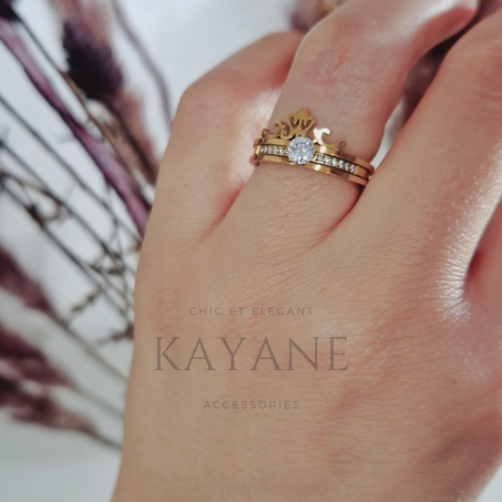 Bague couronne en acier inoxydable