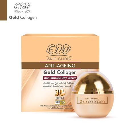 Eva Skin Clinic Gold Collagen Anti-Wrinkle Day Cream - 24K 50ml