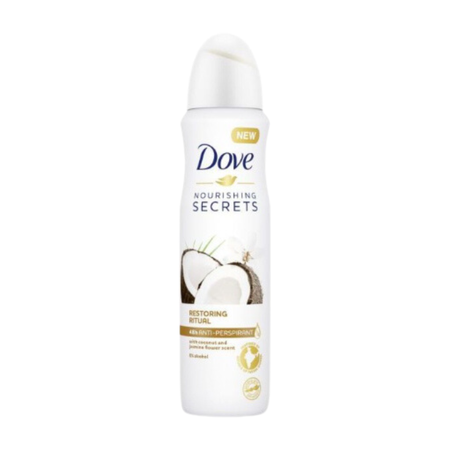 Dove Nourishing Secrets Spray Deodorant Coconut and Jasmine Scent For Women - 150 Ml