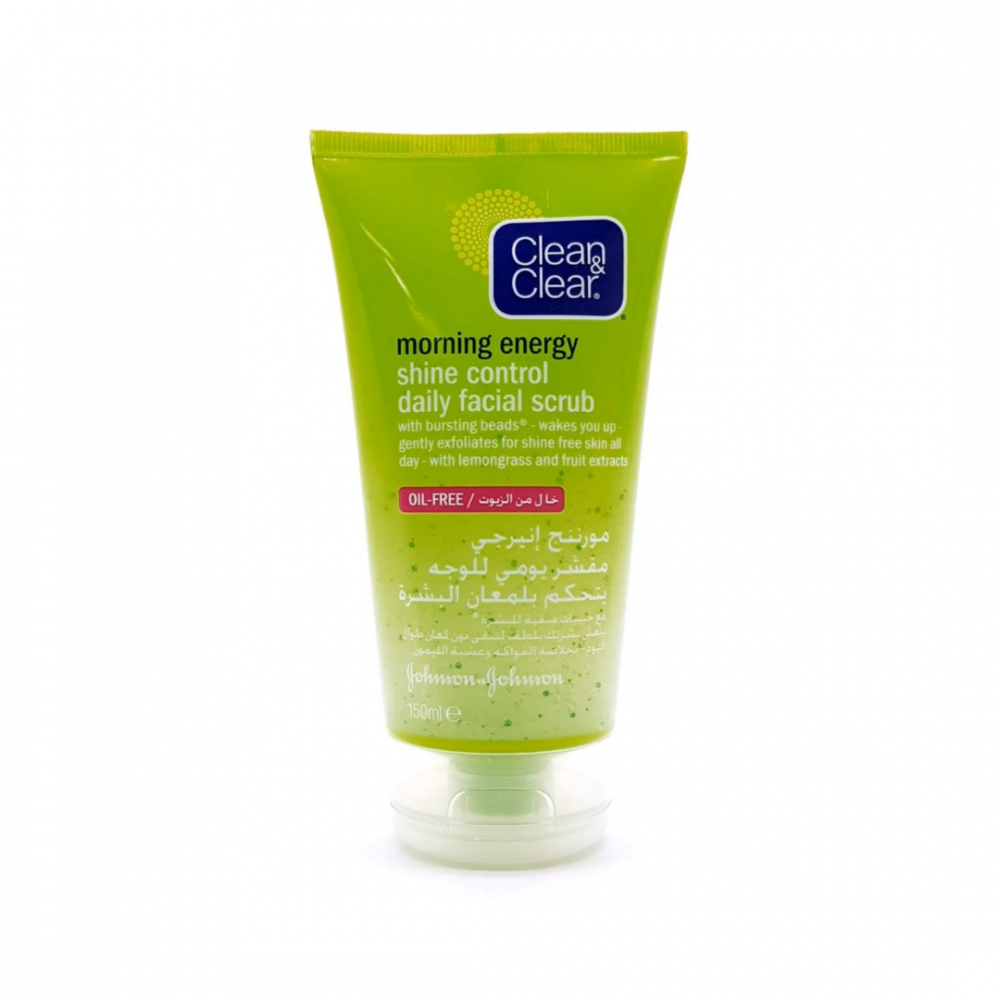 Clean & Clear Morning Energy Shine Control Daily Scrub - 150 ml