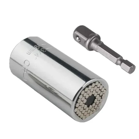 Clé à douille universelle multifonction 7 mm-19 mm avec adaptateur pour perceuse électrique