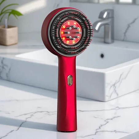 HairVital - Brosse de Massage du Cuir Chevelu Électrique 3 en 1