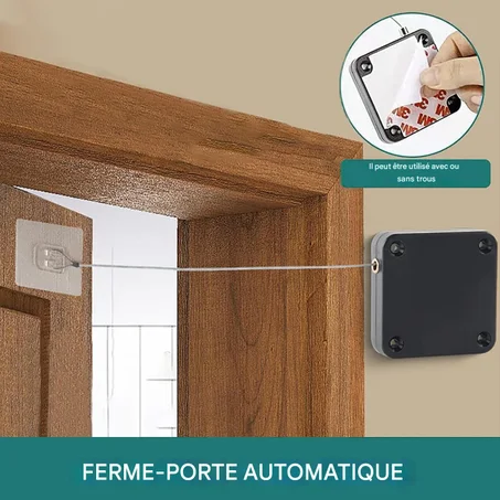 Ferme-porte automatique sans perçage
