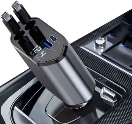 AutoCharge - Chargeur Voiture 4-en-1 Charge Rapide 120W
