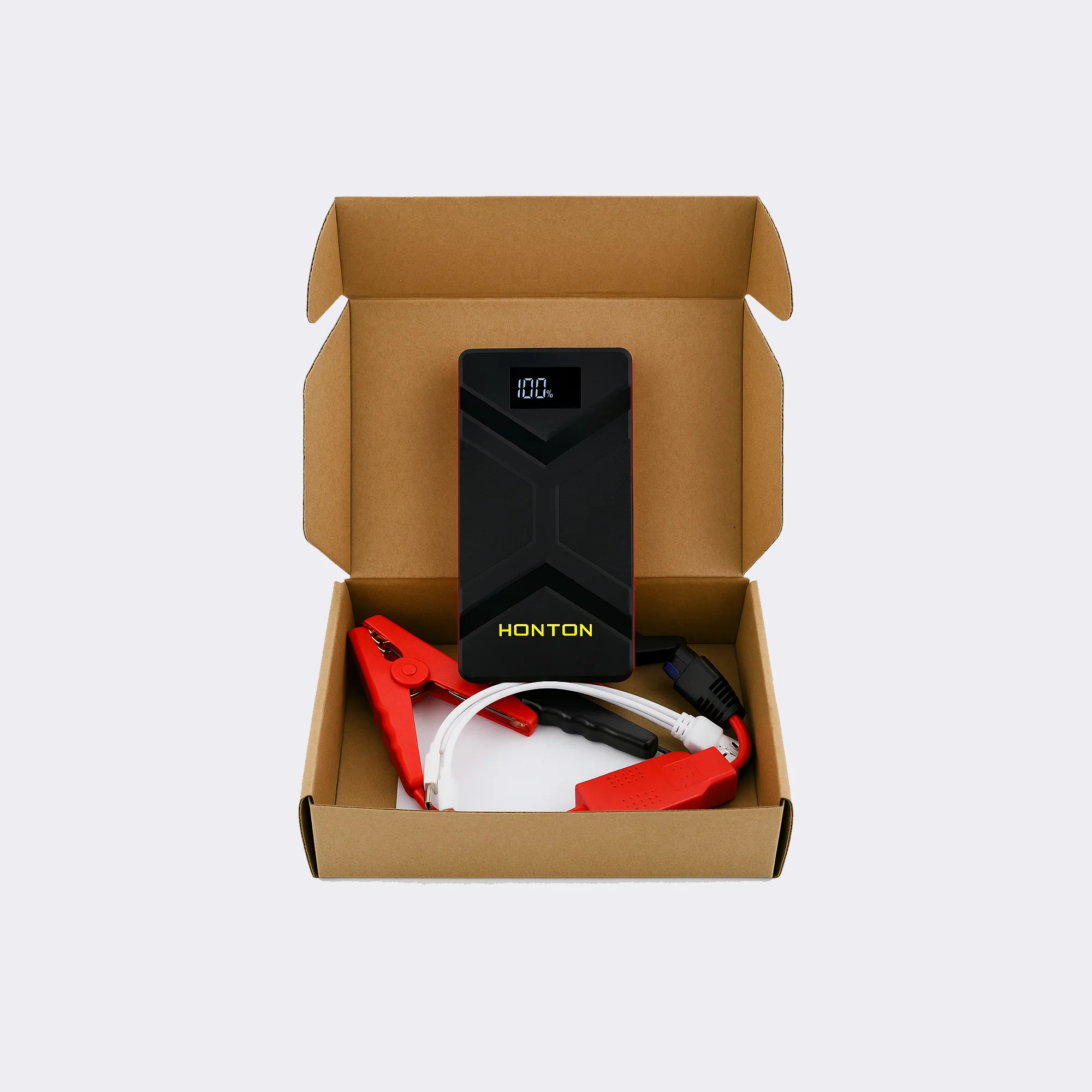 منقذ المواقف الصعبة : باور بانك وجامب ستارتر HONTON الأصلي بقوة 12,000mAh ⚡🛡️