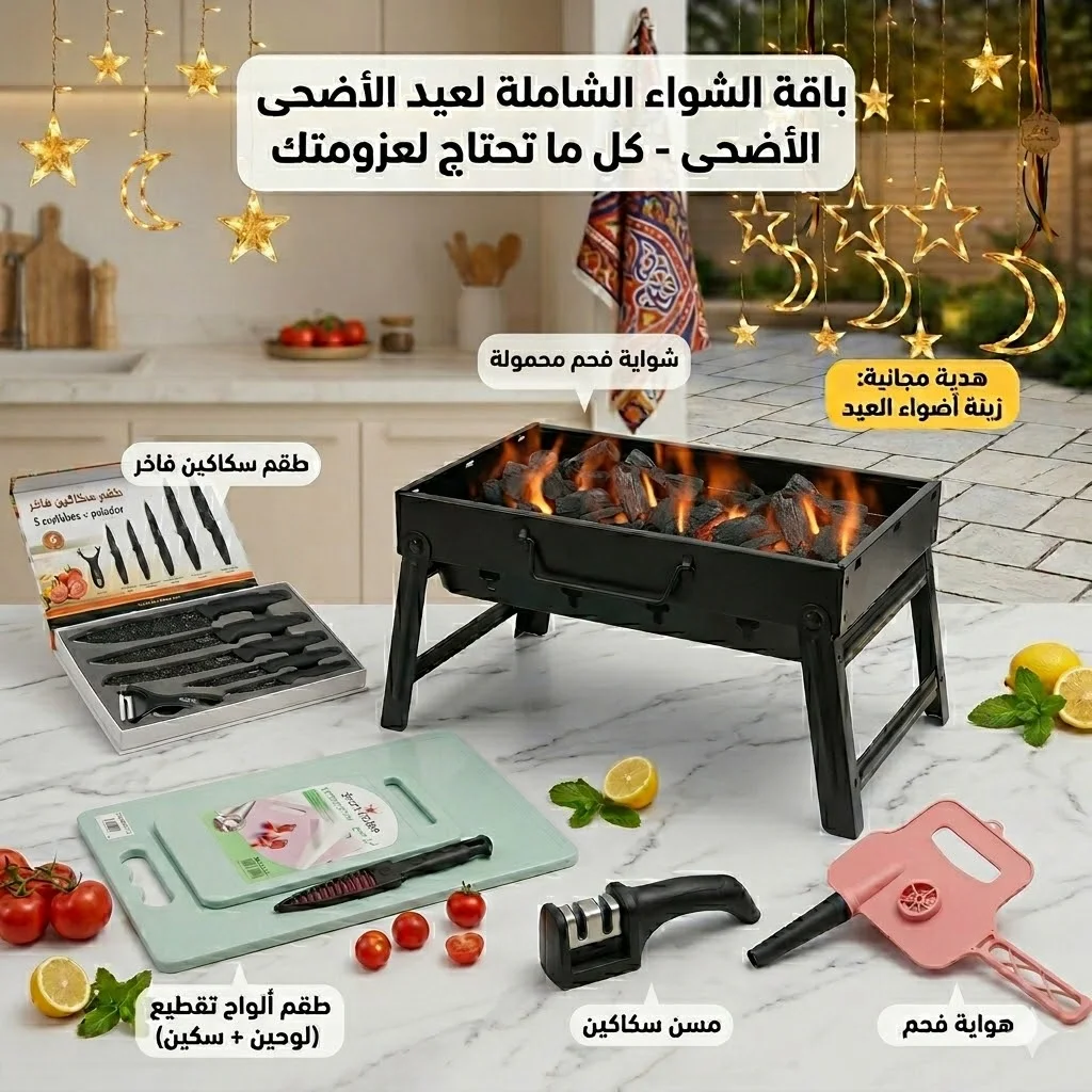 باقة الشواء الشاملة لعيد الاضحى