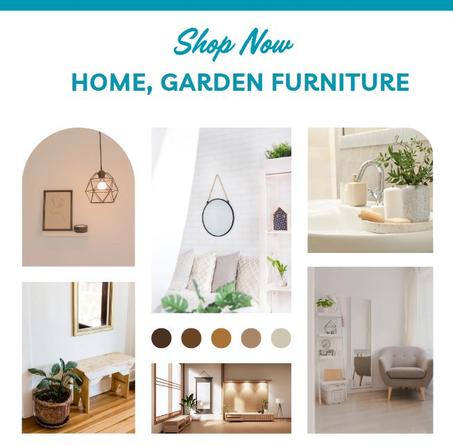 المنزل، الحديقة والأثاث